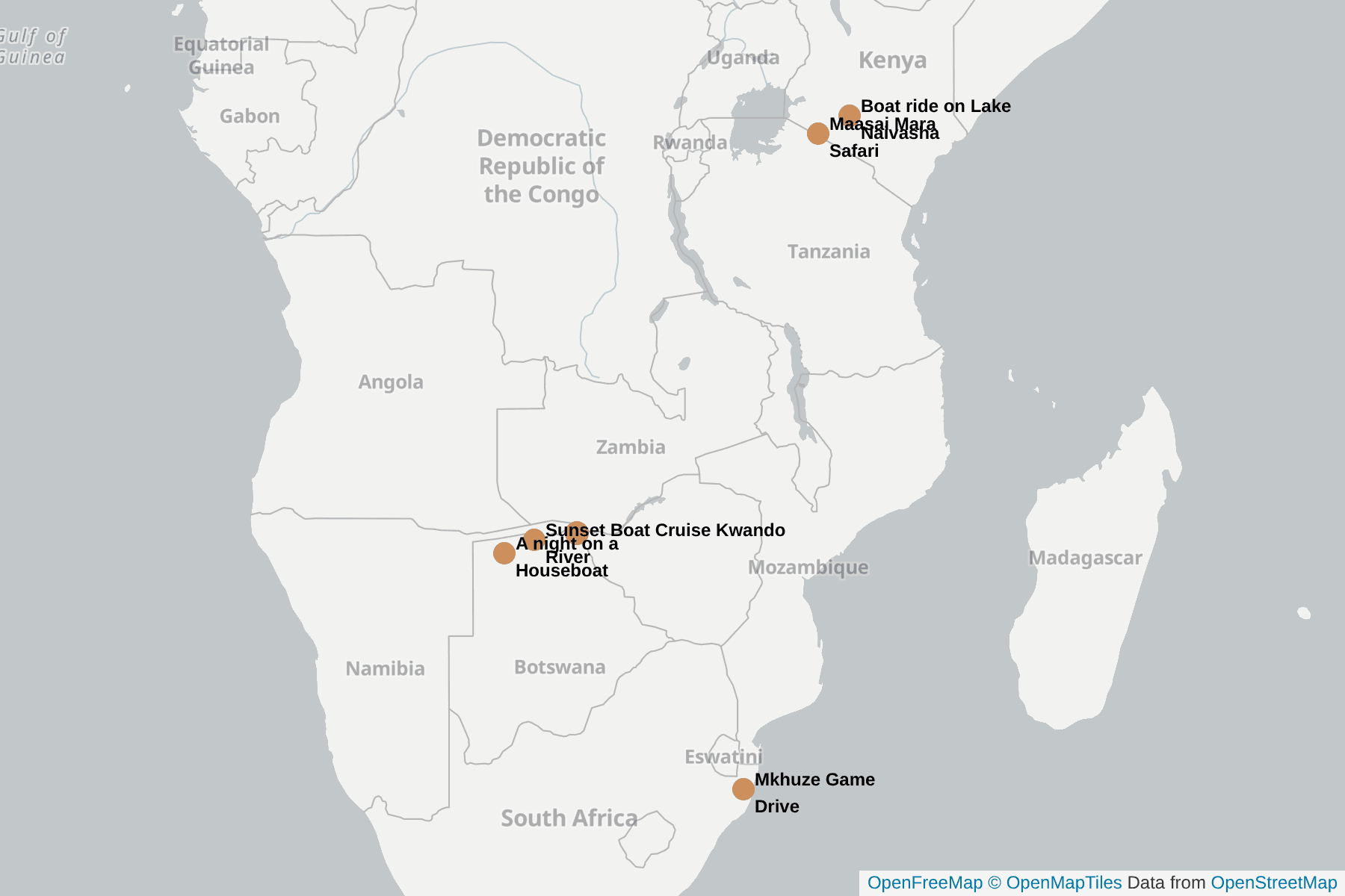Map of Fish Eagle
