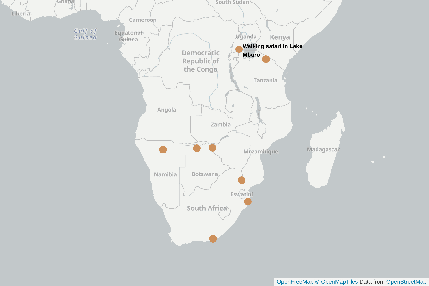 Map of Impala