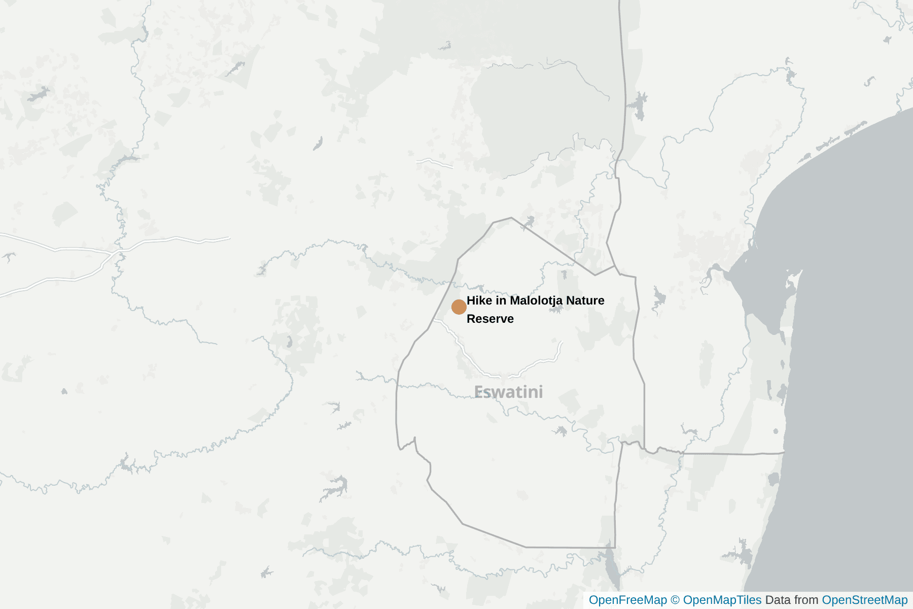 Map of Blesbok