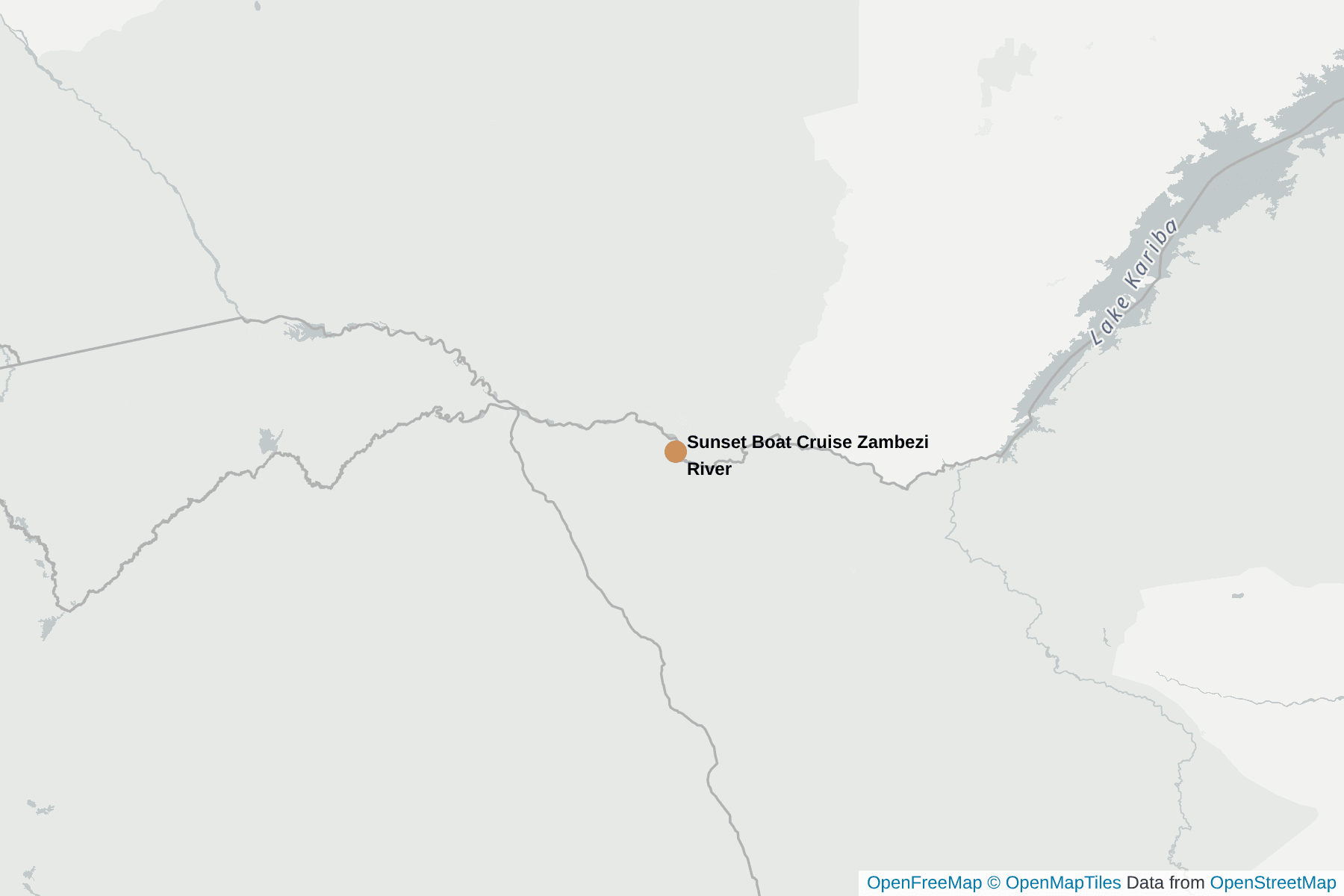 Map of Victoria Falls