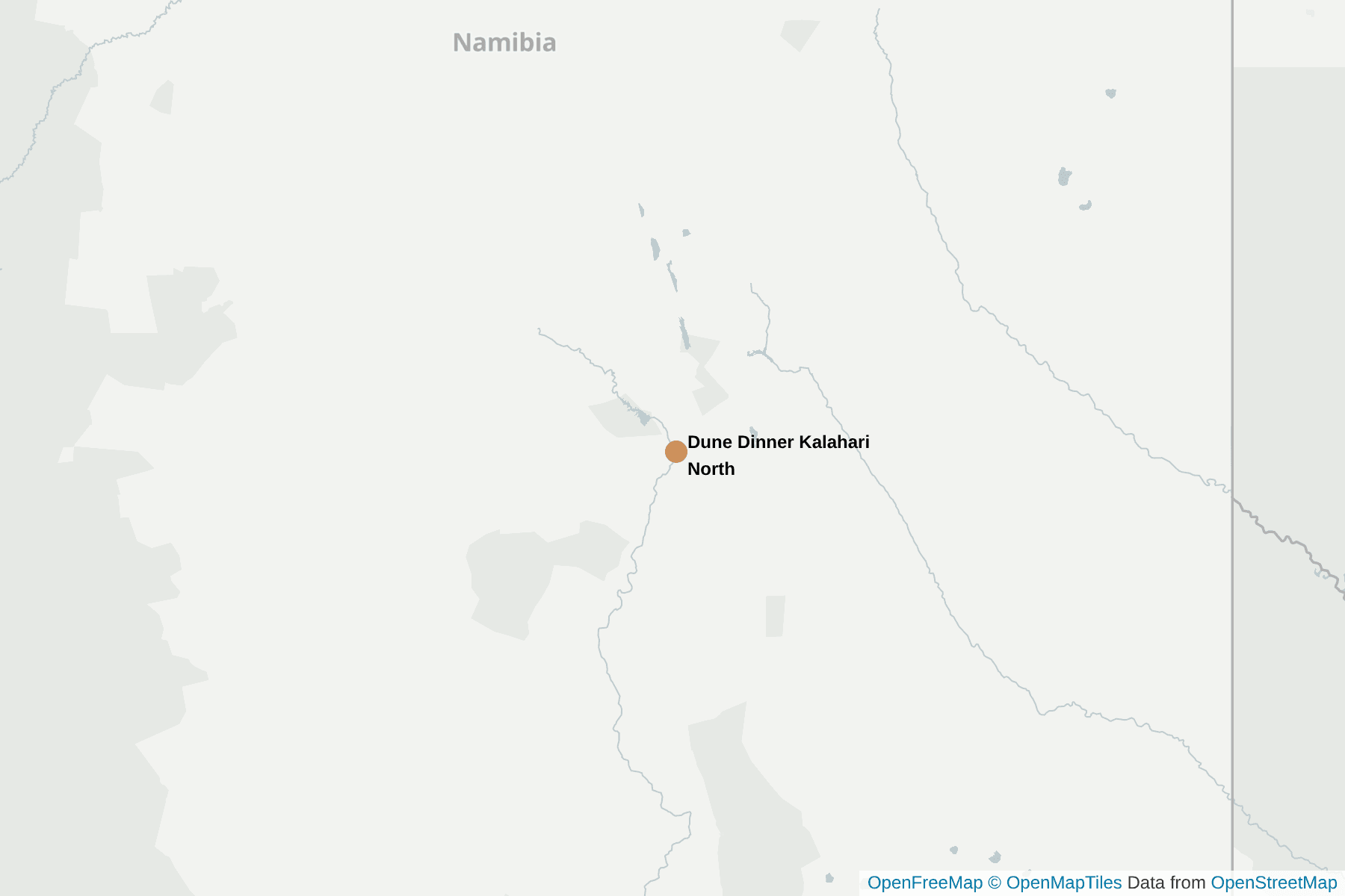 Map of Kalahari North