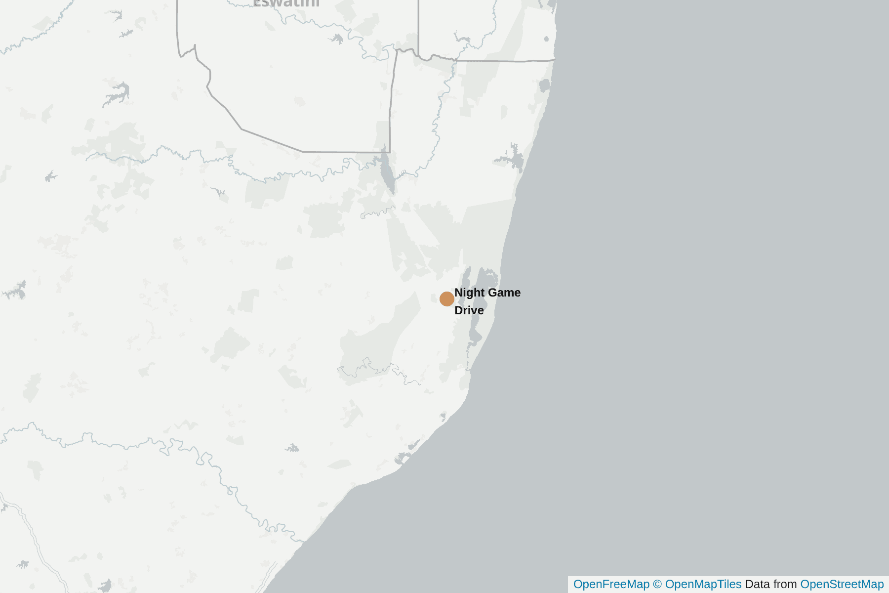 Map of Hluhluwe