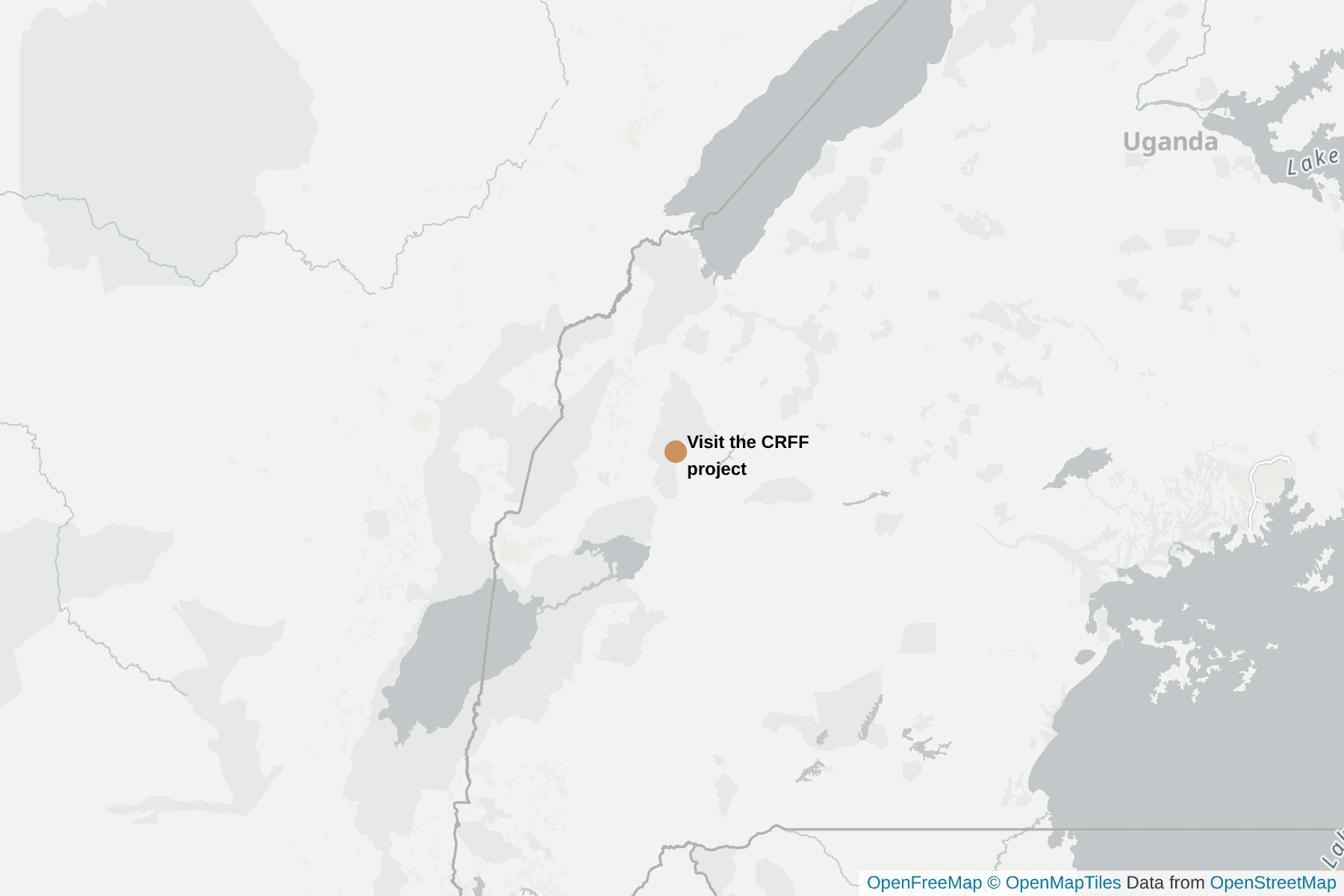 Map of Visit the CRFF project