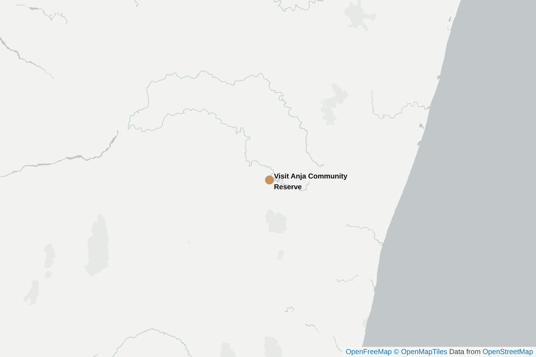 Map of Visit Anja Community Reserve