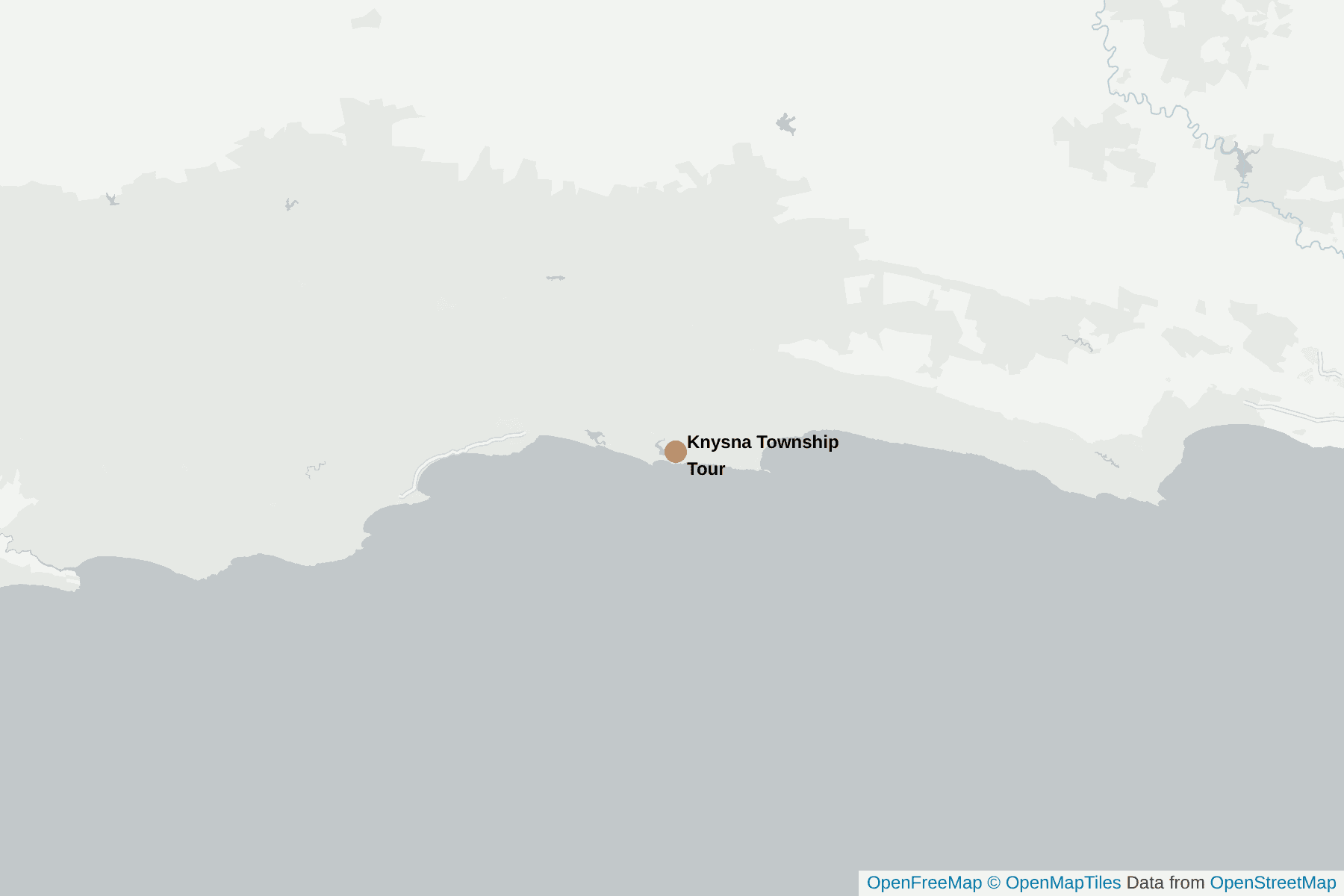 Map of Knysna Township Tour