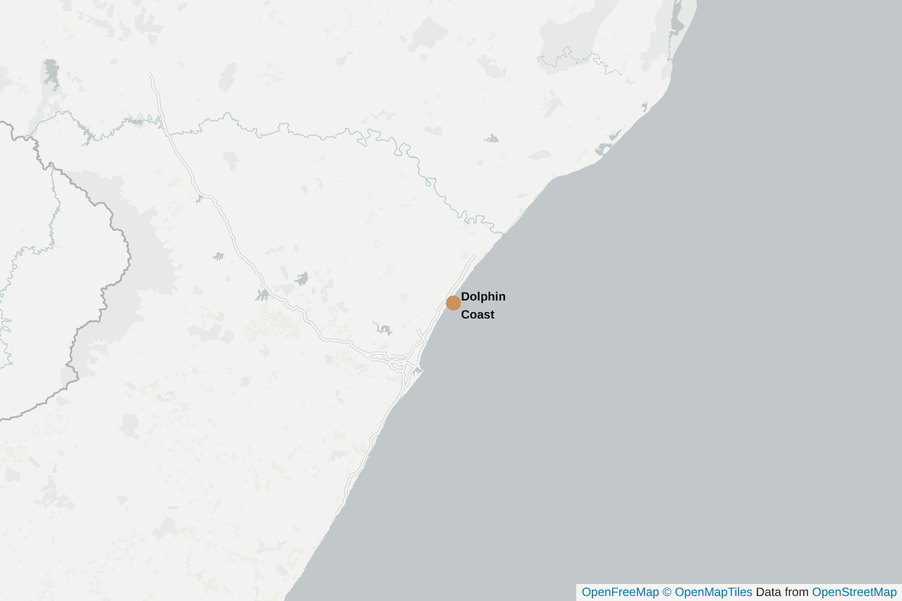 Map of Dolphin Coast