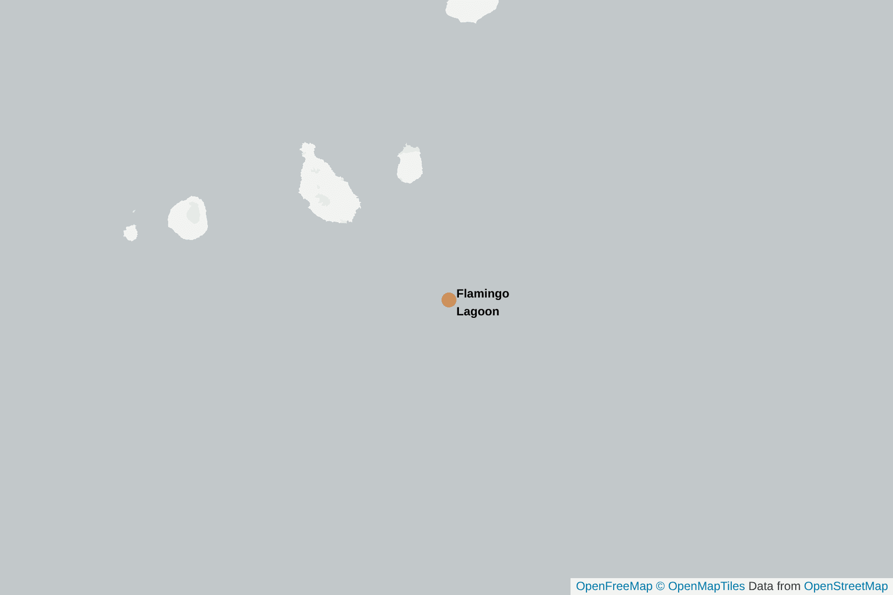 Map of Flamingo Lagoon