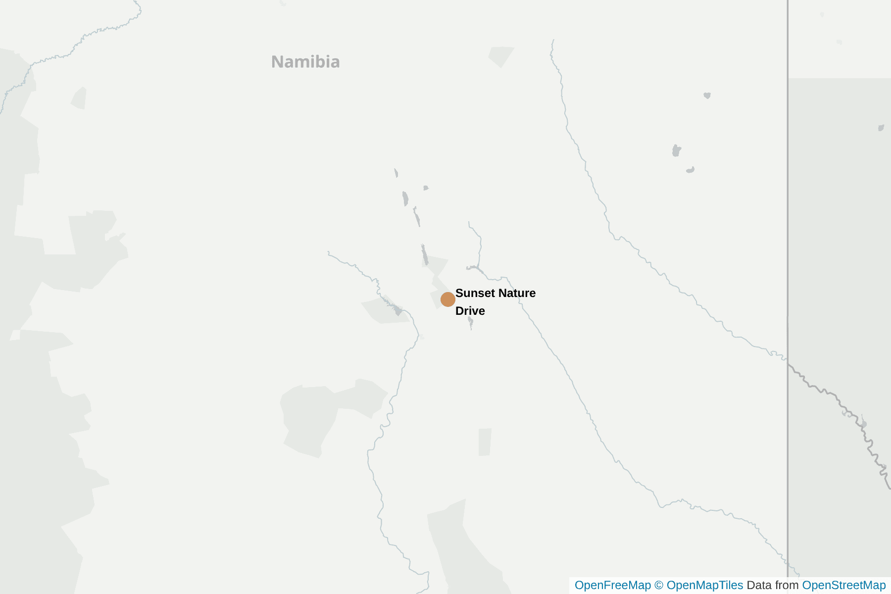 Map of Sunset Nature Drive