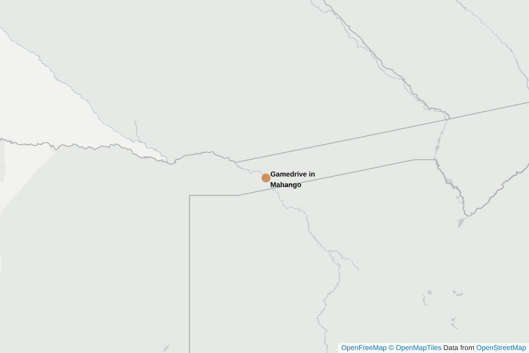 Map of Gamedrive in Mahango